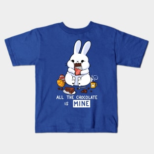 Chocolate Bunny Kids T-Shirt